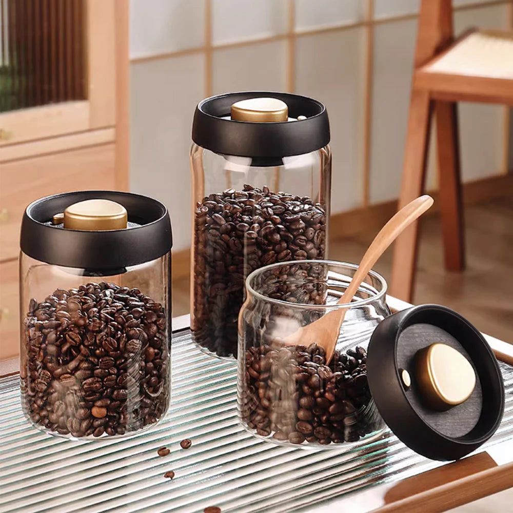 Vacuum Storage Jar made of Borosilicate Glass