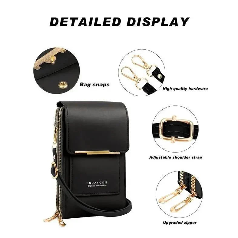 ChicSling Crossbody Bag with Touchscreen Window