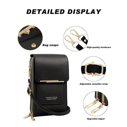 ChicSling Crossbody Bag with Touchscreen Window