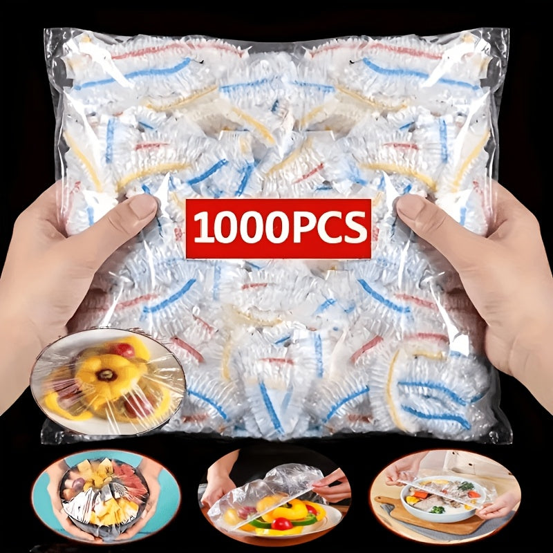 Elastic cling film covers 1000 pieces made of PE