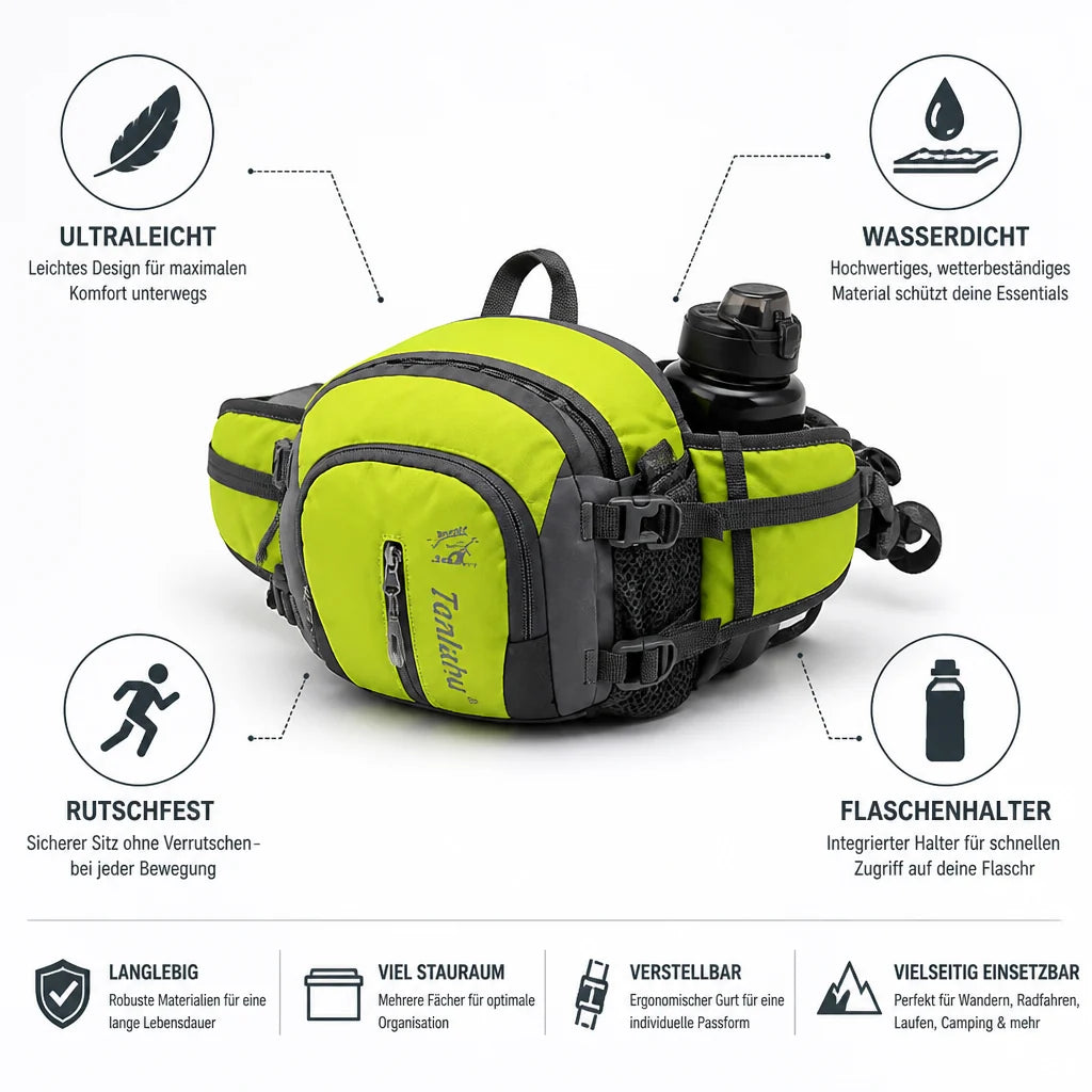 Ultralight Non-Slip Waterproof Waist Bag (Bottle Holder)