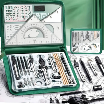 Stainless Steel Geometry Drawing Set