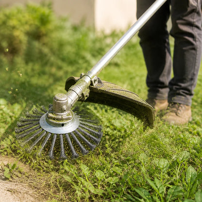 Wire Brush Trimmer Head Made of Carbon Steel (Universal Fit)