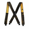 5 cm Wide Adjustable Elastic X-Back Men's Suspenders (4-Clips)