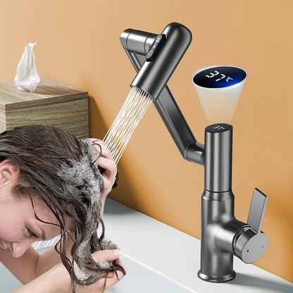 LUSTRAFLOW 360° Faucet with LED Temperature Display