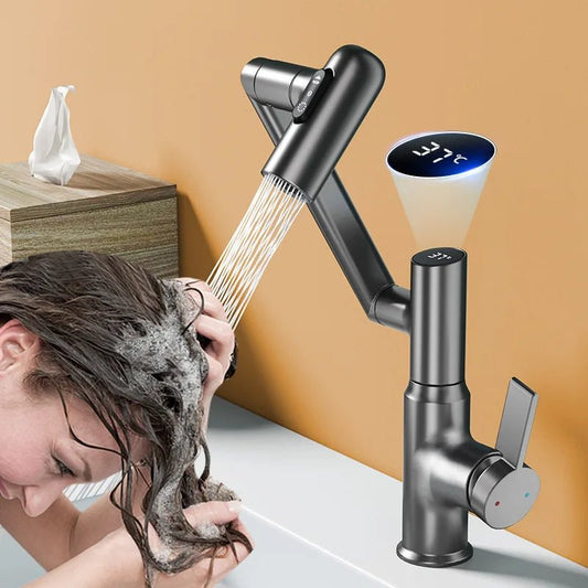 LUSTRAFLOW 360° Faucet with LED Temperature Display