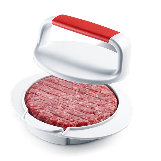 Burger press for uniform patties