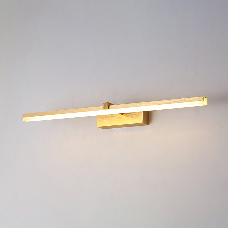 Golden LED Bathroom Lamp Modern Design