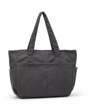 Multi-Pocket Shoulder Bag with Simple Cleaning System (Ergonomic Handles)