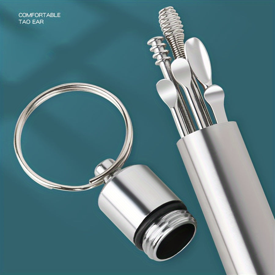 Stainless Steel Ear Cleaner Set