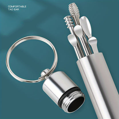 Stainless Steel Ear Cleaner Set