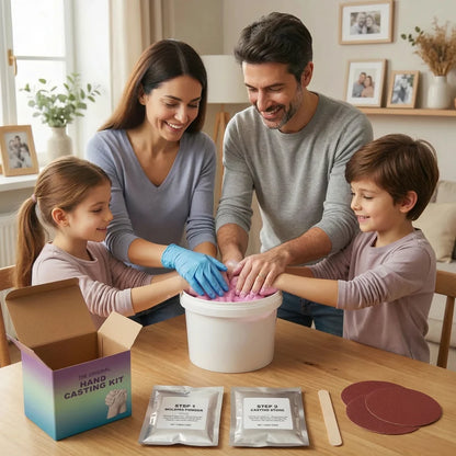 3D Handprint Plaster Set – A Tangible Memory