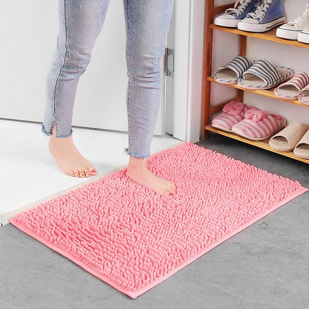 Chenille Bathroom Mat – Ultra Soft & Highly Absorbent