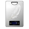 Digital kitchen scale with stainless steel platform