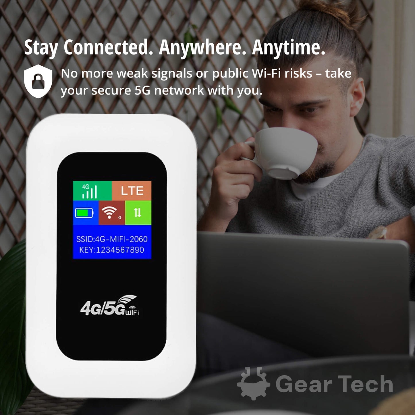 Portable Wi-Fi Router with SIM Card