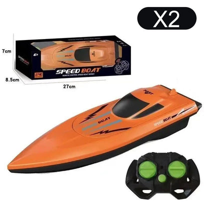 RC racing boat with 2.4 GHz remote control