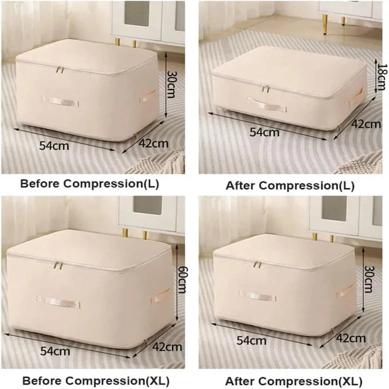 Storage Bag for Bedding with 40% Space Savings