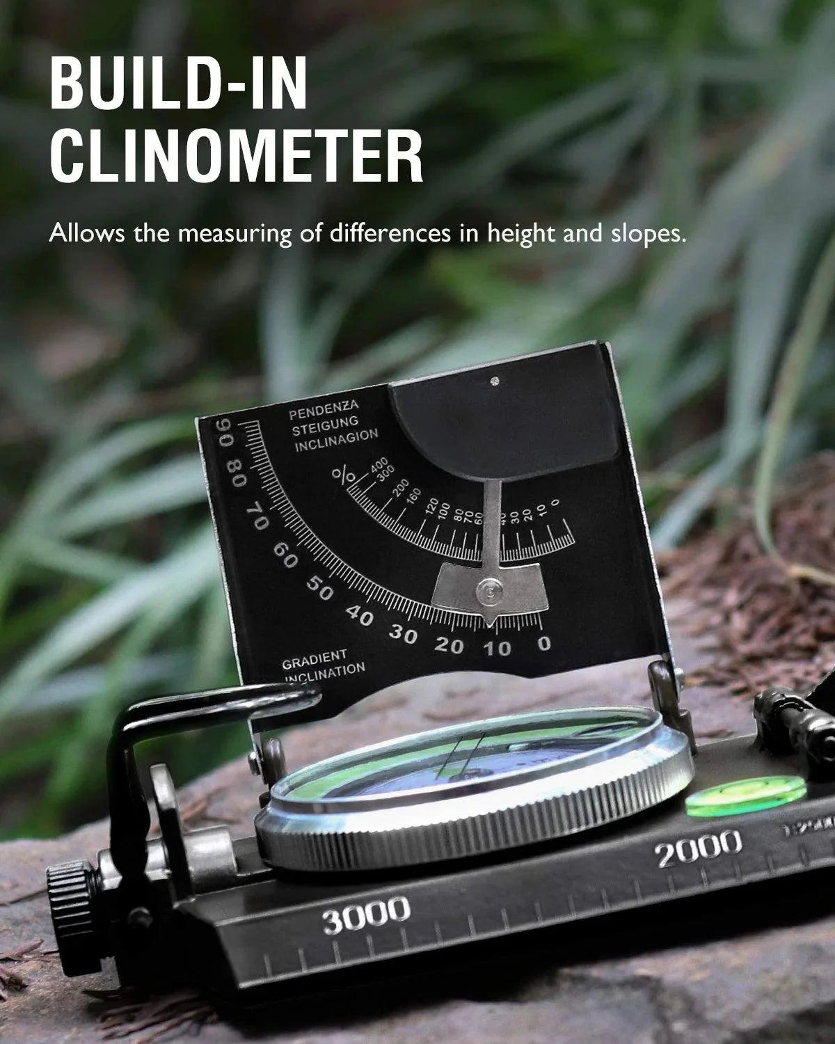 Outdoor Peil Compass with Clinometer