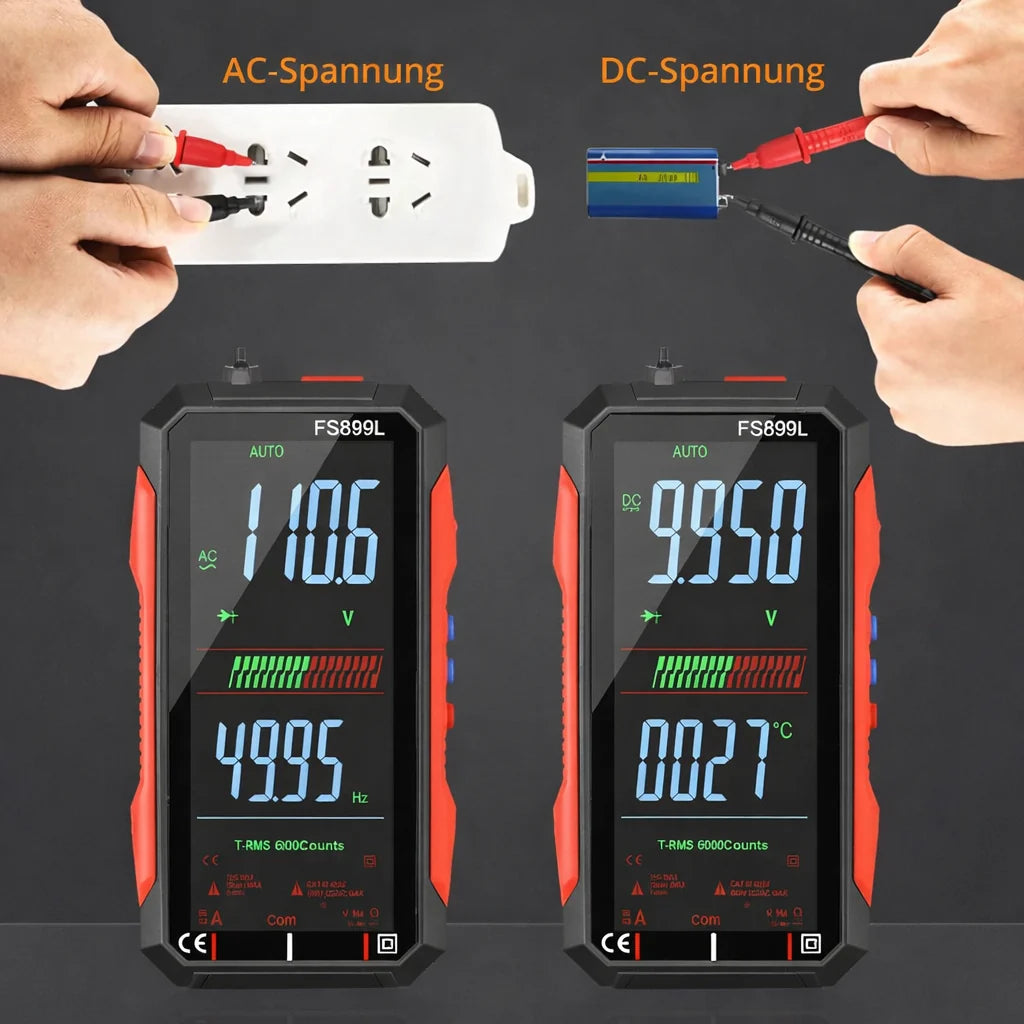 VoltGuard™ — Never change batteries again, always precise, lightning-fast, and safe measurement!