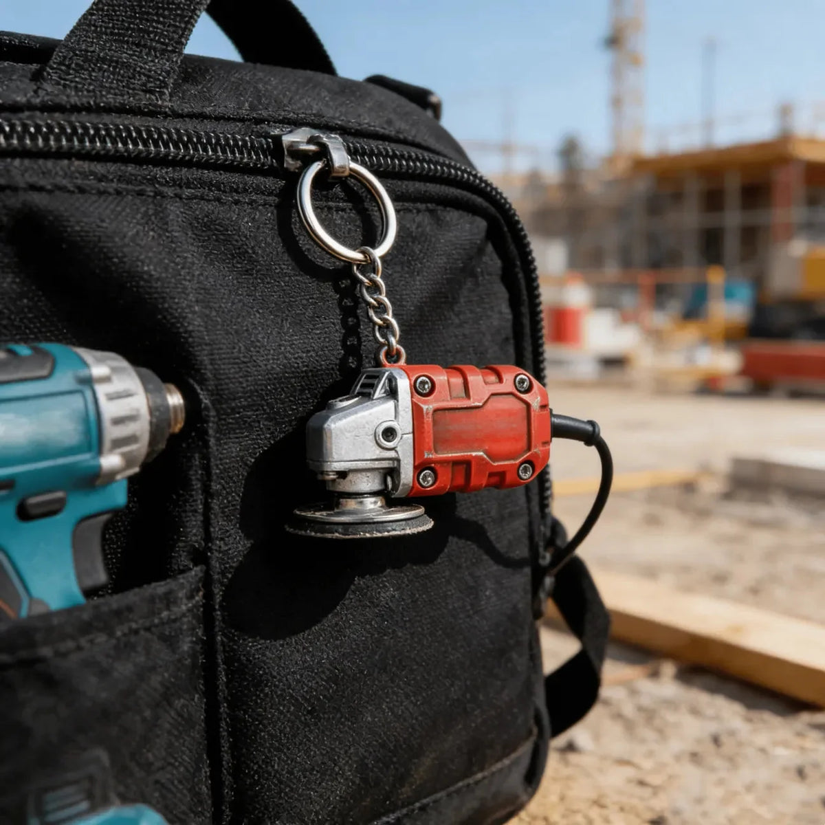 EdgeCraft™ Mini Grinder Keychain — compact, decorative, and always ready to use