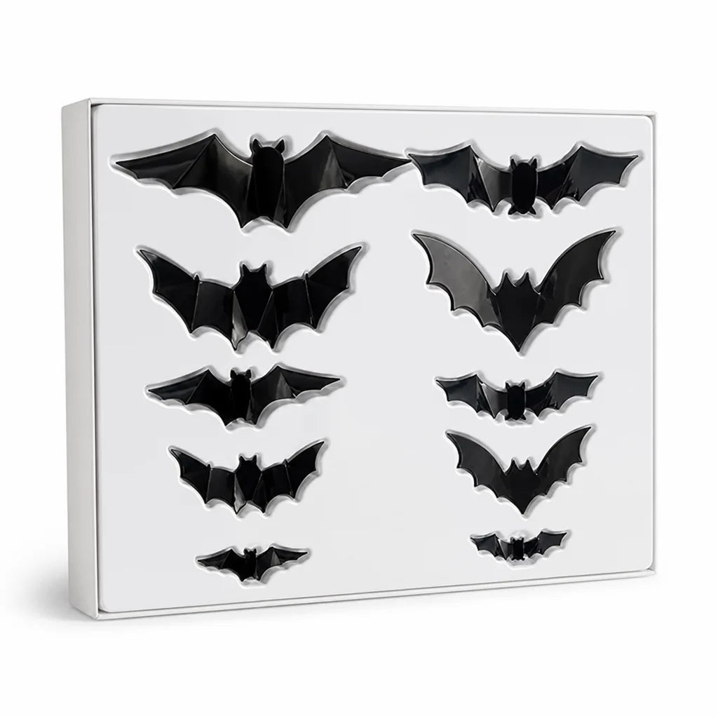 3D Flying LED Self-Adhesive Bat Wall Lamps (Multi-Piece Set)