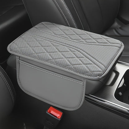 Car Armrest Organizer PU Leather with Pocket