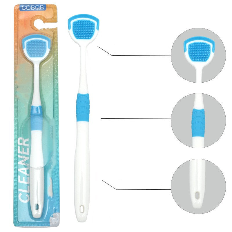 Tongue Cleaner with Silicone Head