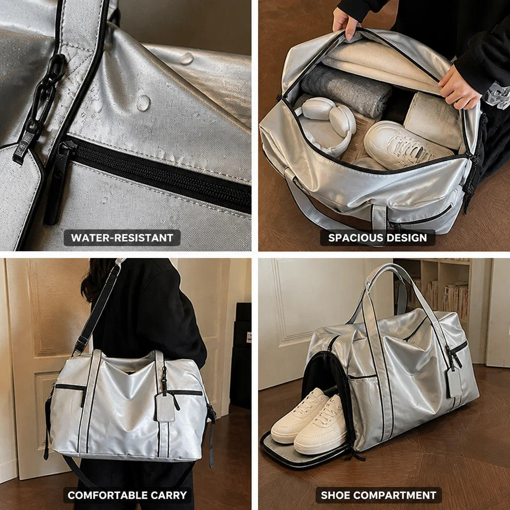 Water-repellent sturdy sports bag