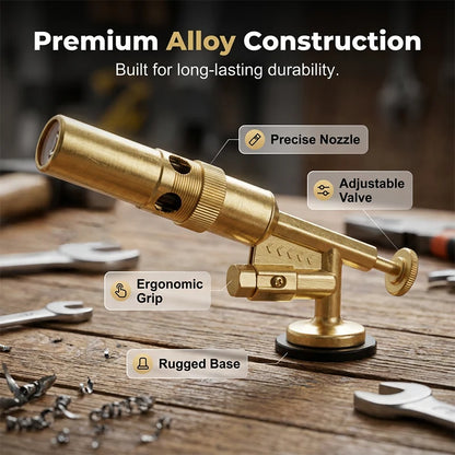 Portable Butane Soldering Iron Set Gold
