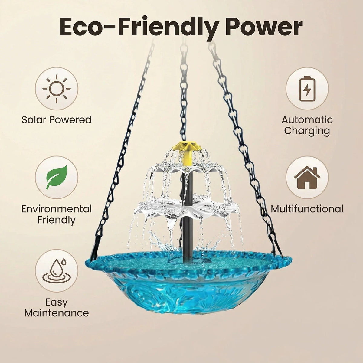 AquaLuxe™ — Give Your Garden Magical Vibrancy Without a Power Connection