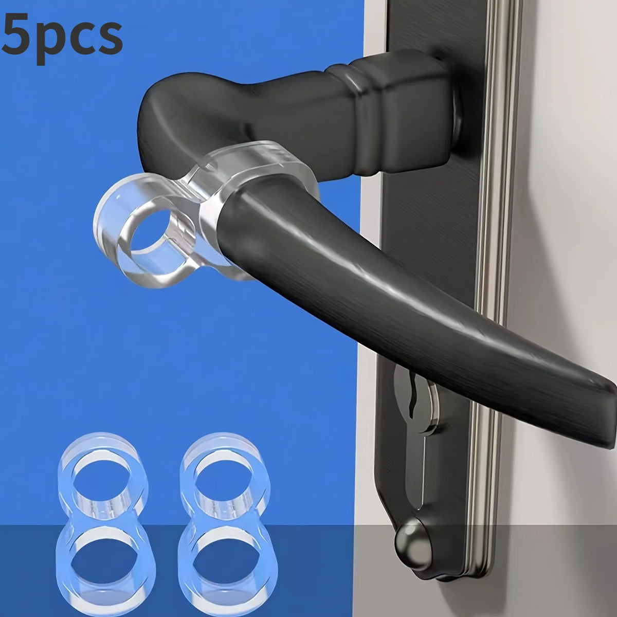 Door Handle Buffers made of Silicone 5-piece Set