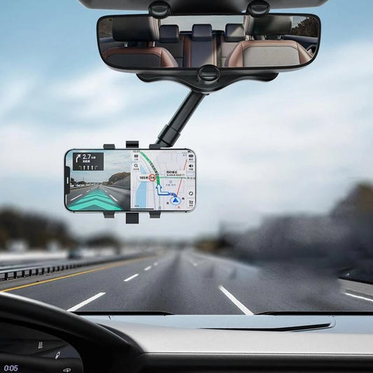 Car Phone Holder Rearview Mirror 360°