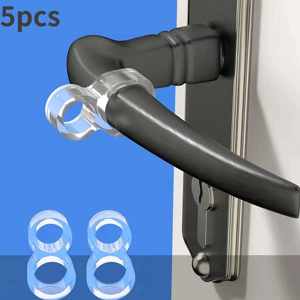 Door Handle Buffers made of Silicone 5-piece Set