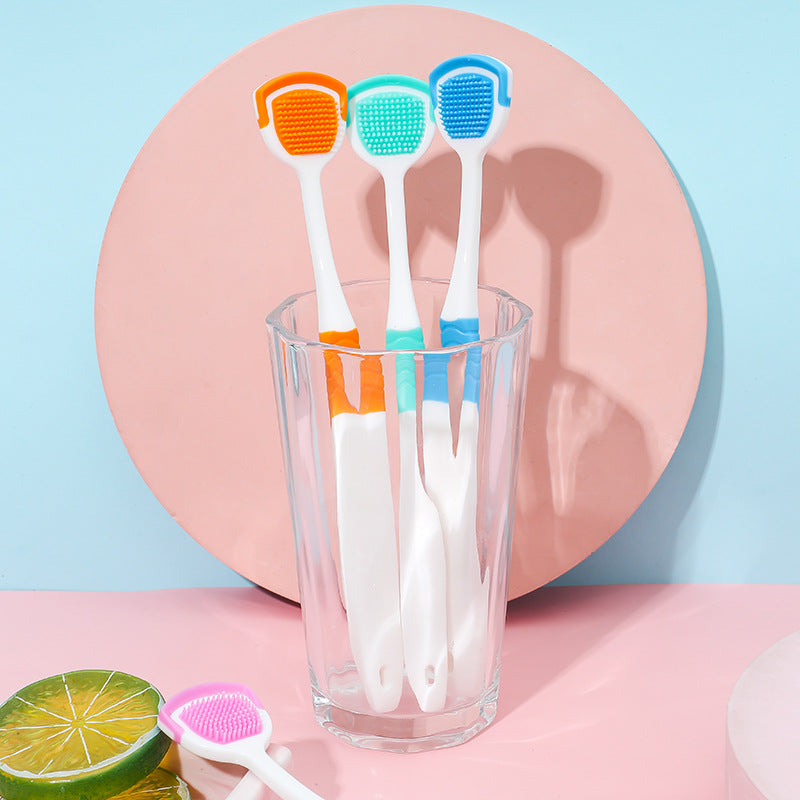 Tongue Cleaner with Silicone Head