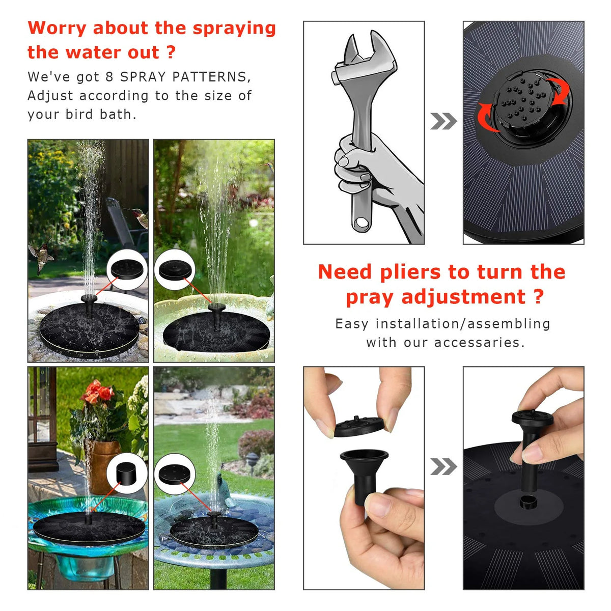 AquaLuxe™ Solar Fountain — Enchant Your Garden with Lively Water Play and Solar Energy