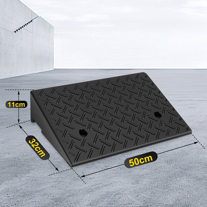 Rubber Curb Ramp Set of 2, 3 Ton Load Capacity
