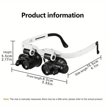 Headband Magnifier with LED