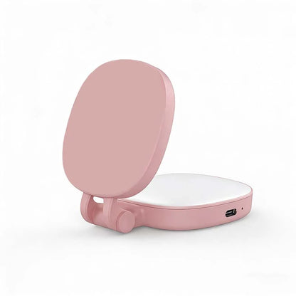 3-in-1 Selfie Light with Mirror and Phone Holder