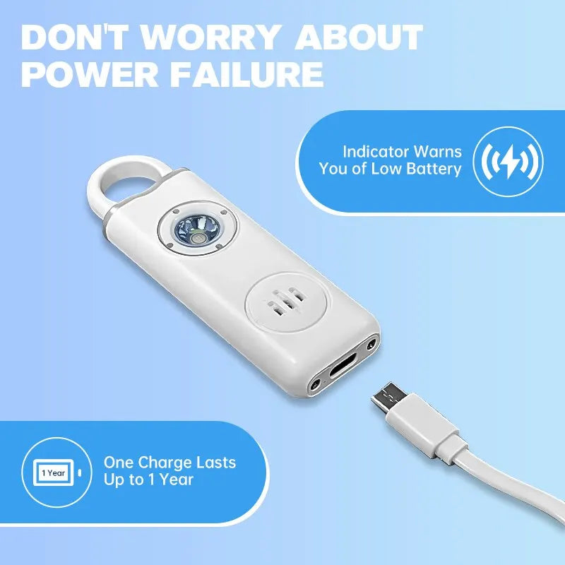 Women's Self-Defense Alarm Keychain