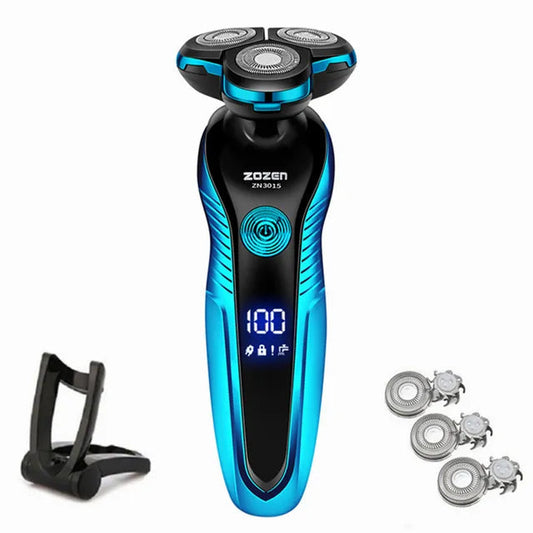 Electric 3-Head Rotary Shaver USB