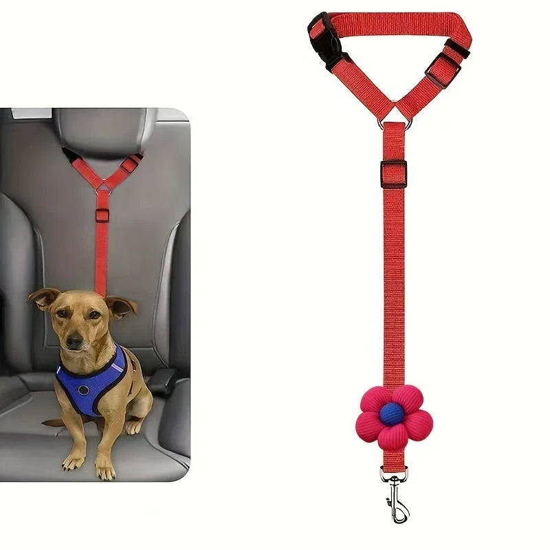 Dog Safety Belt & Leash 2-in-1