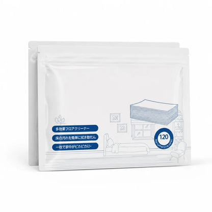 Water-Soluble Multi-Surface Floor Cleaning Wipes (120 Pieces)