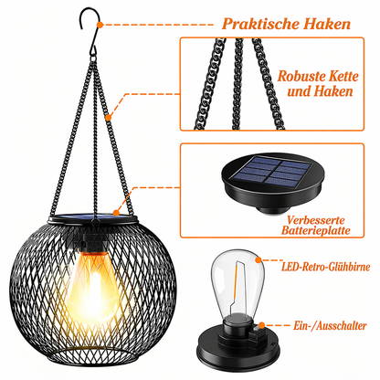 Retro Solar Light I Metal for the Garden