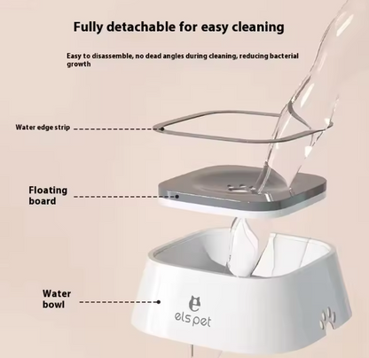 PawClean Anti-Drip Water Bowl for Dogs