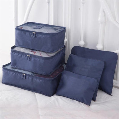 Suitcase Organizer Set with 6 Packing Pouches