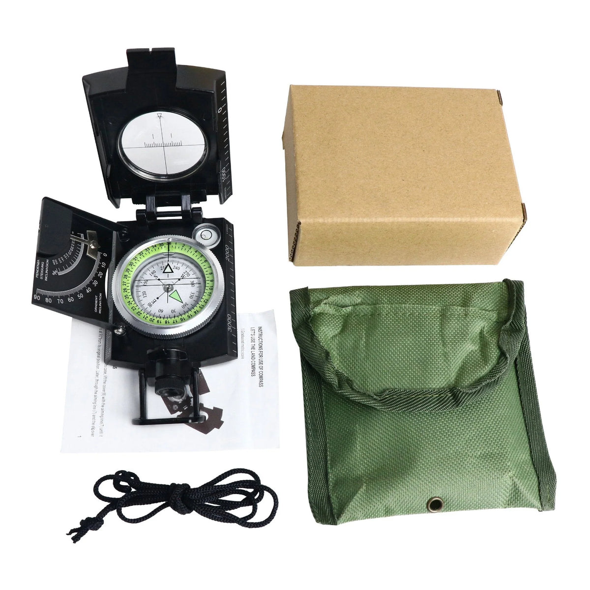 Outdoor Peil Compass with Clinometer