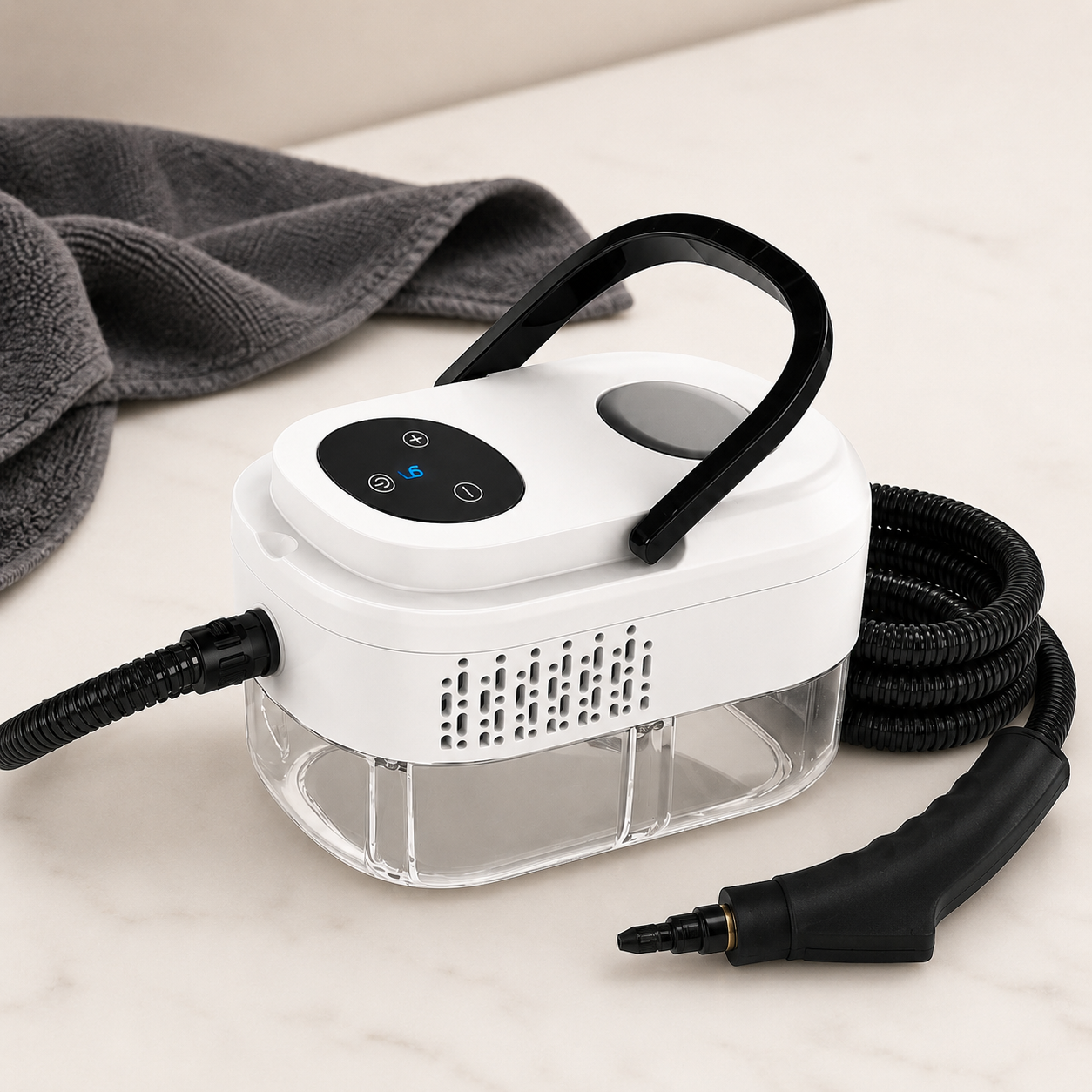 Steam cleaner with high steam temperature