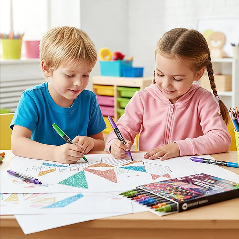 Glimora Double-Sided Glitter Pens Set
