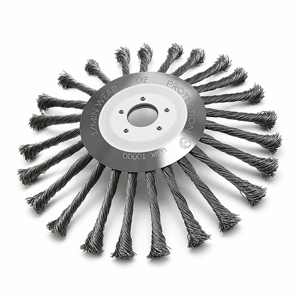 Wire Brush Trimmer Head Made of Carbon Steel (Universal Fit)