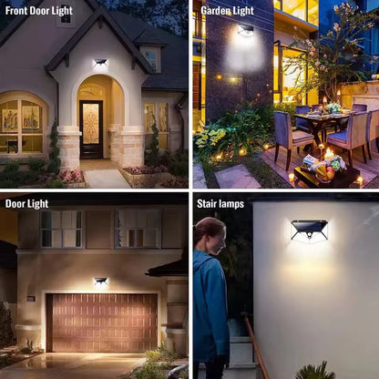 Solar Wall Light Outdoor 100 LED with Motion Sensor